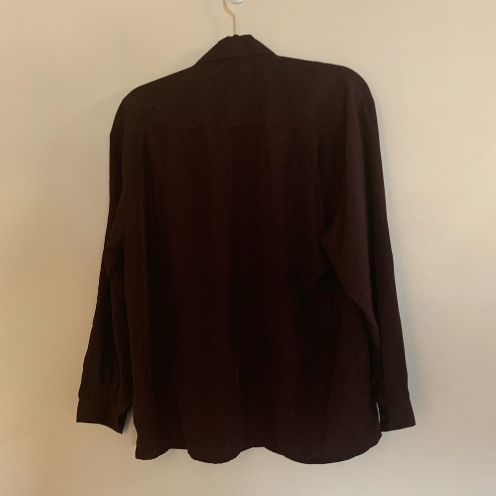 Purple button down blouse - Picture 5 of 5